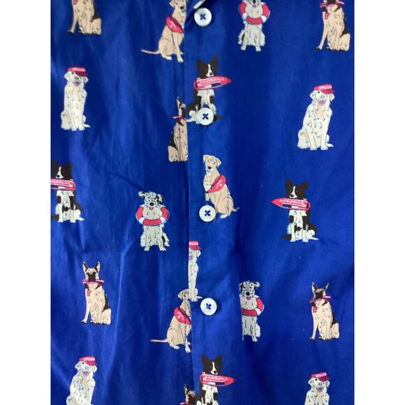 Chubbies Lifeguard Dogs Button Up Shirt - Picture 2 of 3